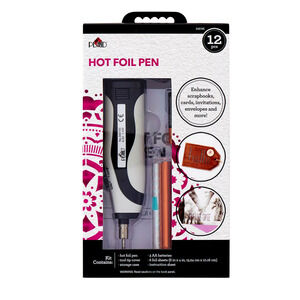 Plaid ® Hot Foil Pen, 12 pc. - 34676E Enhance Scrapbooks , Invitations , Wood